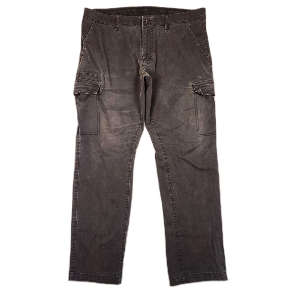 Weatherproof Cargo Pockets Black Utility Pant Men's Size 36W x 32L - Picture 1 of 11